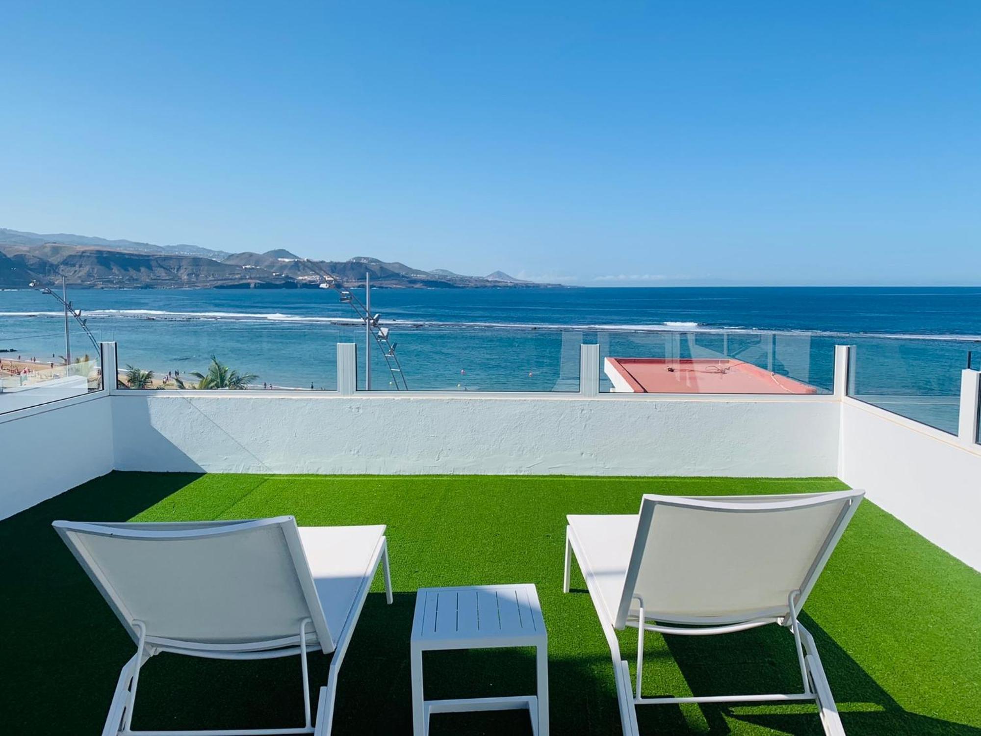 Apartamento Beachfront Rooftop In Las Canteras Las Palmas de Gran Canaria Exterior foto
